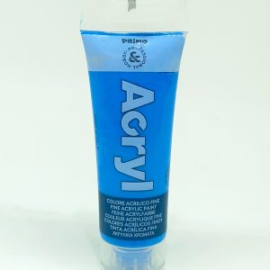 Pintura Acrílica PRIMO color Cyan tubo de 75 ml.
