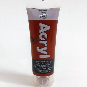 Pintura Acrílica PRIMO Burnt Siena tubo de 75 ml