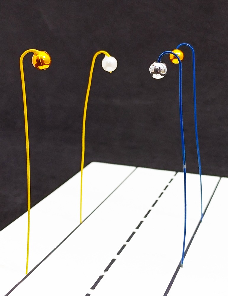 Luminarias para avenida de 1 arco escala 1: 50