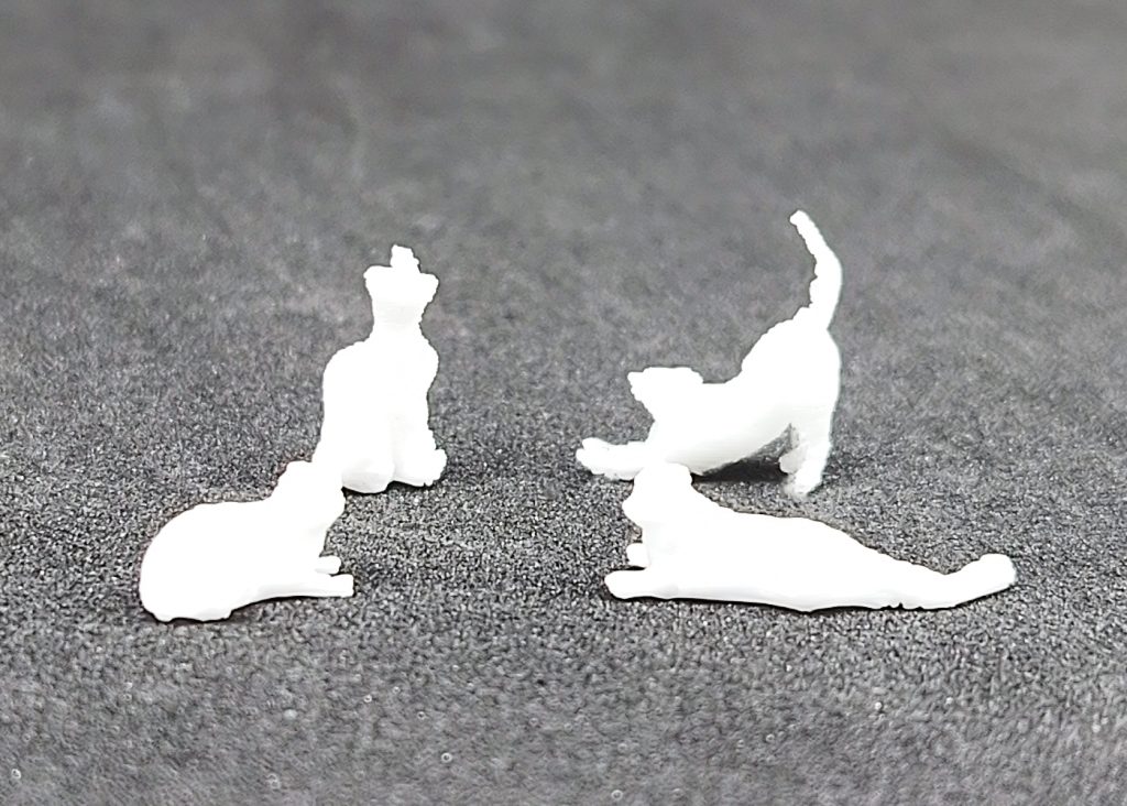 Animales de plástico gato Escala 1:50