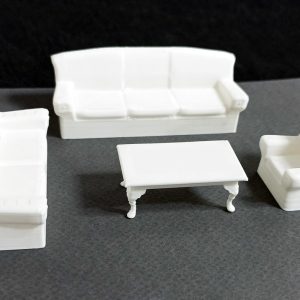 Juego de Living plástico escala 1:25