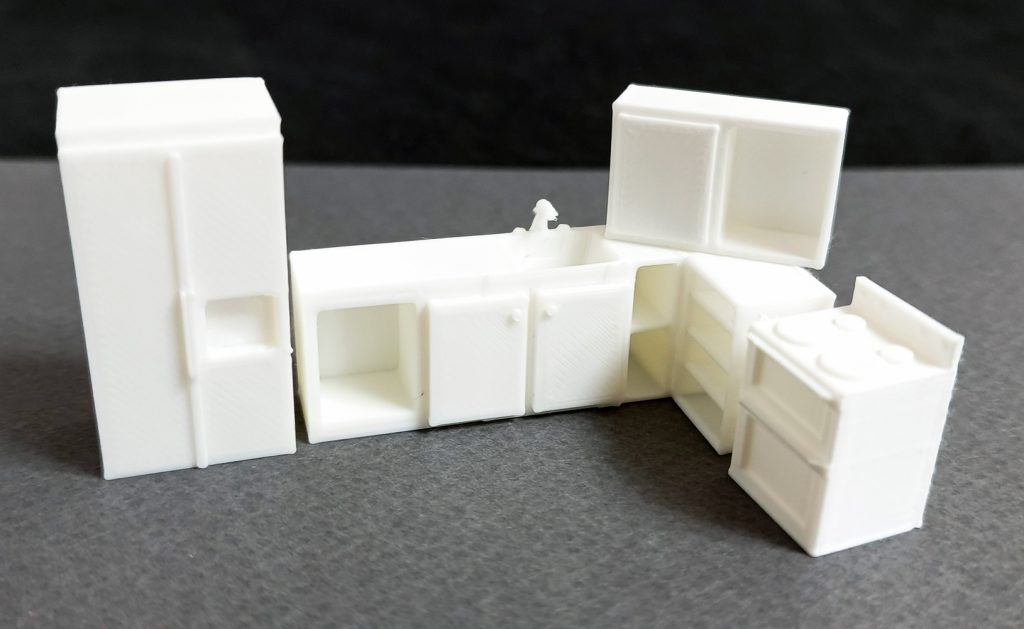 Juego de Cocina plástico escala 1:50
