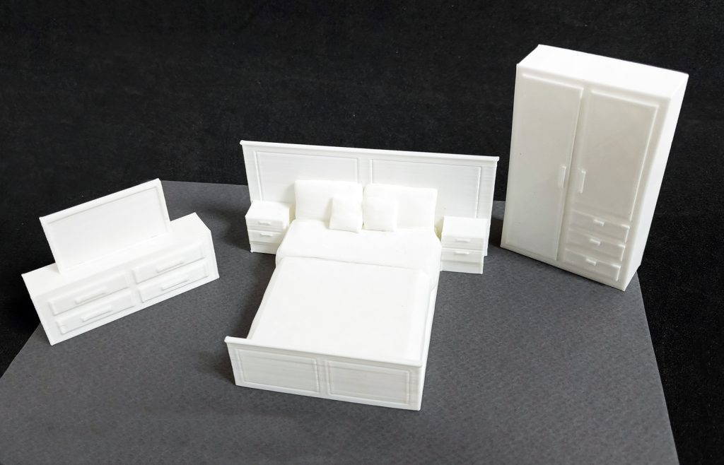 Juego de Dormitorio Plástico escala 1:25