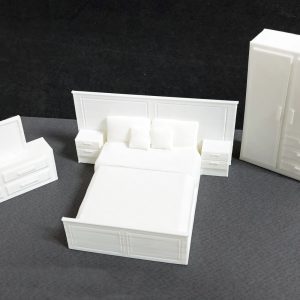 Juego de Dormitorio Plástico escala 1:25