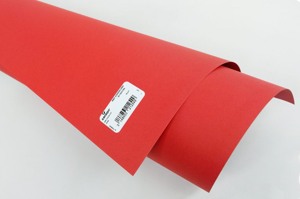 Cartulina CANSON Mi Tientes 50 x 65 cm 160 gr. Rojo N°506