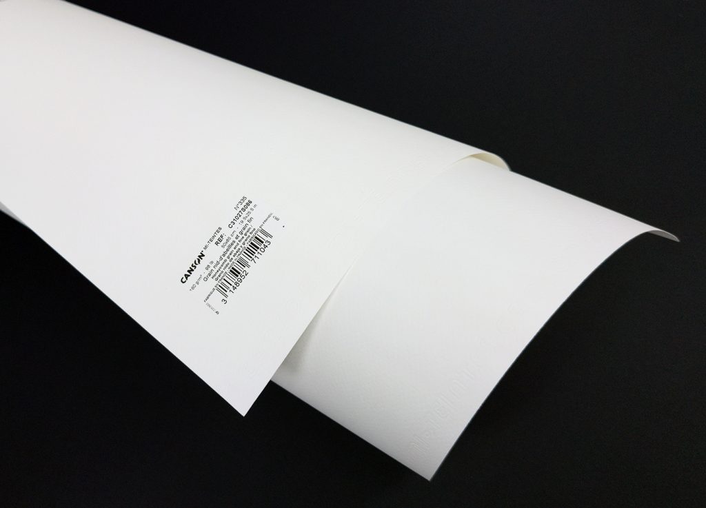 Cartulina CANSON Mi Tientes 50 x 65 cm 160 gr. Blanco N° 335