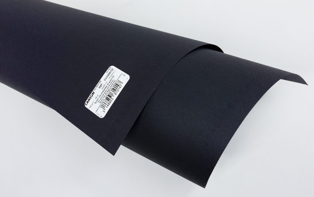 Cartulina CANSON Mi Tientes 50 x 65 cm 160 gr. Negro N°425