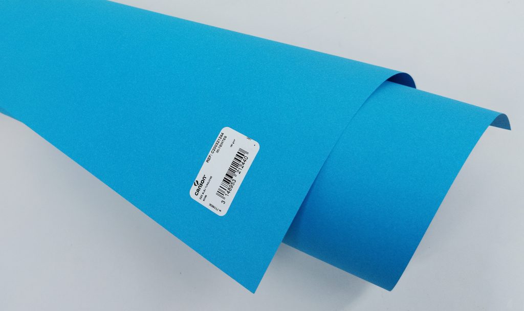 Cartulina CANSON Mi Tientes 50 x 65 cm 160 gr. Azul Turquesa N°595