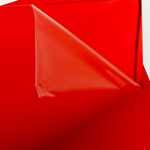 Acrílico Espejado Rojo de 1 mm 25 x 30 cm