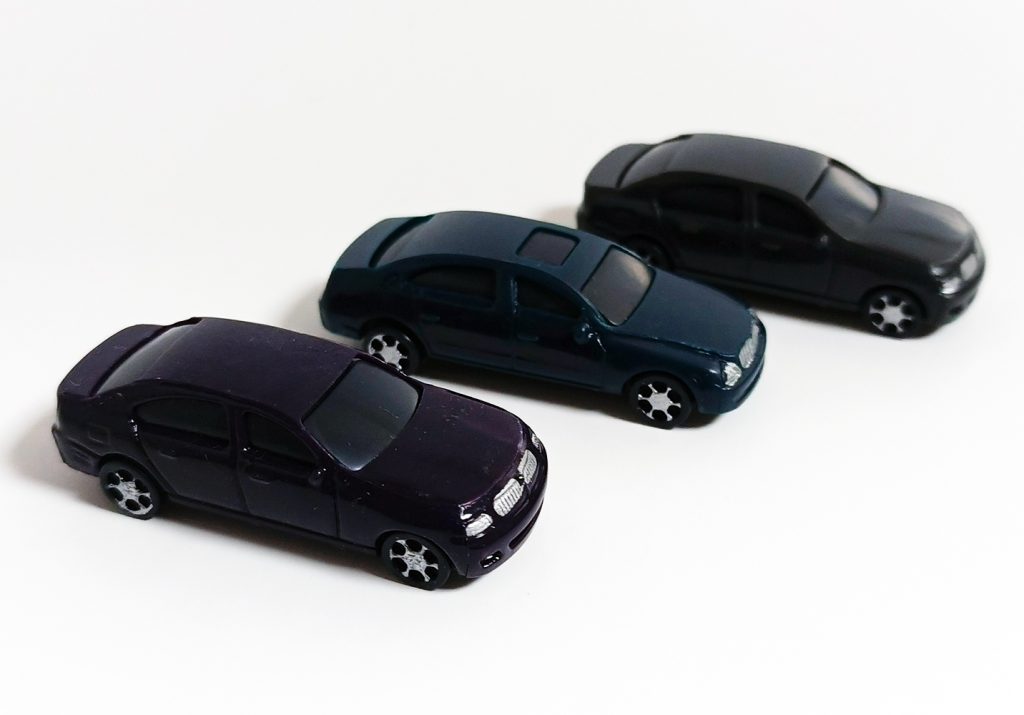 Auto colores de plástico Escala 1:100