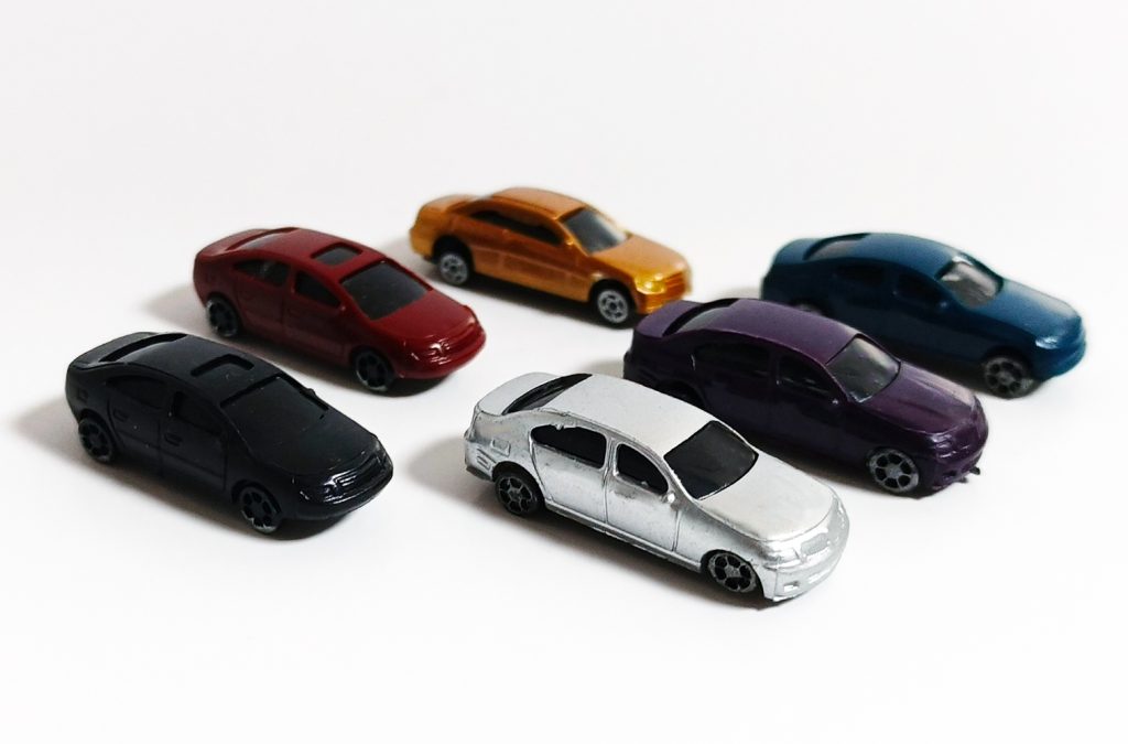 Auto colores de plástico Escala 1:150
