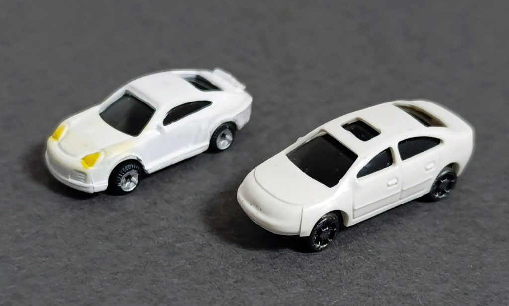 Auto Blanco de plástico Escala 1:200