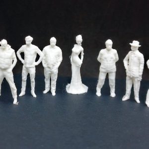 Mono blanco de plástico Escala 1:50