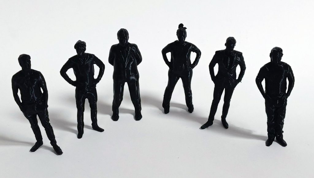 Mono Negro de plástico Escala 1:25