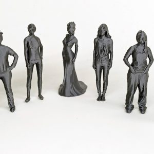Mono Gris de plástico Escala 1:25