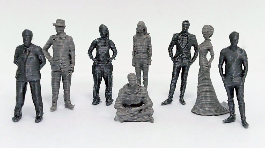 Mono Gris de plástico Escala 1:75