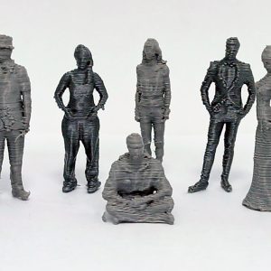 Mono Gris de plástico Escala 1:75