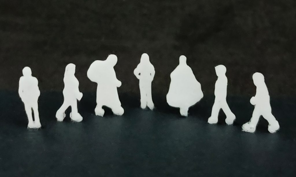 Mono de Perfil plástico Blanco Escala 1:200