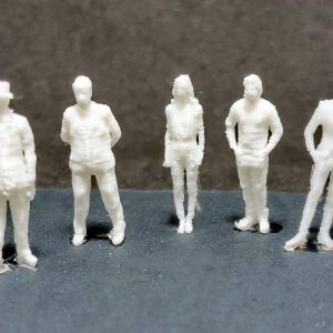 Mono blanco de plástico Escala 1:75