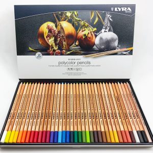 Lápiz de color largo 36 colores LYRA Rembrandt POLYCOLOR 2001360 caja de metal
