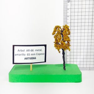 Árbol AR-66 metal, amarillo 65 mm Coposo