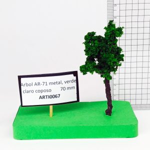 Árbol AR-71 metal, verde claro coposo 70 mm
