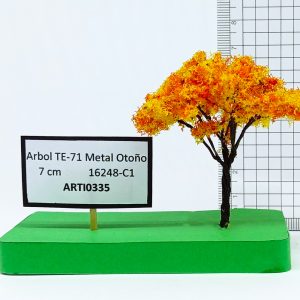 Árbol TE-71 Metal, otoño 7 cm 16248-C1