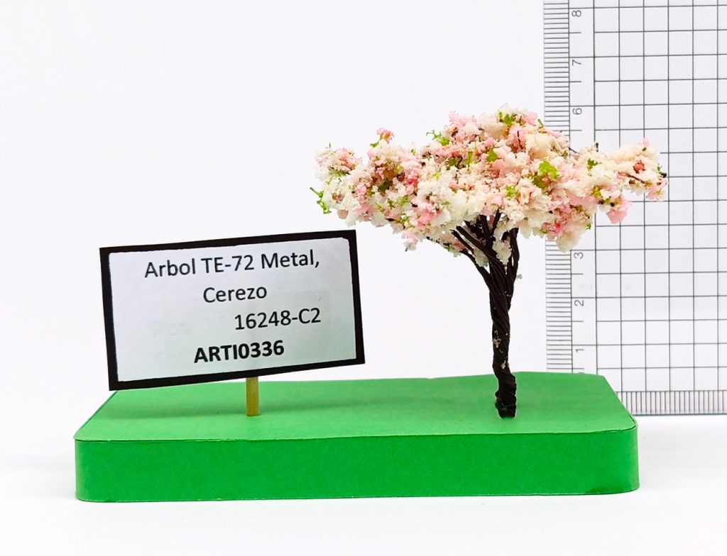 Árbol TE-72 Metal, Cerezo 7 cm 16248-C2