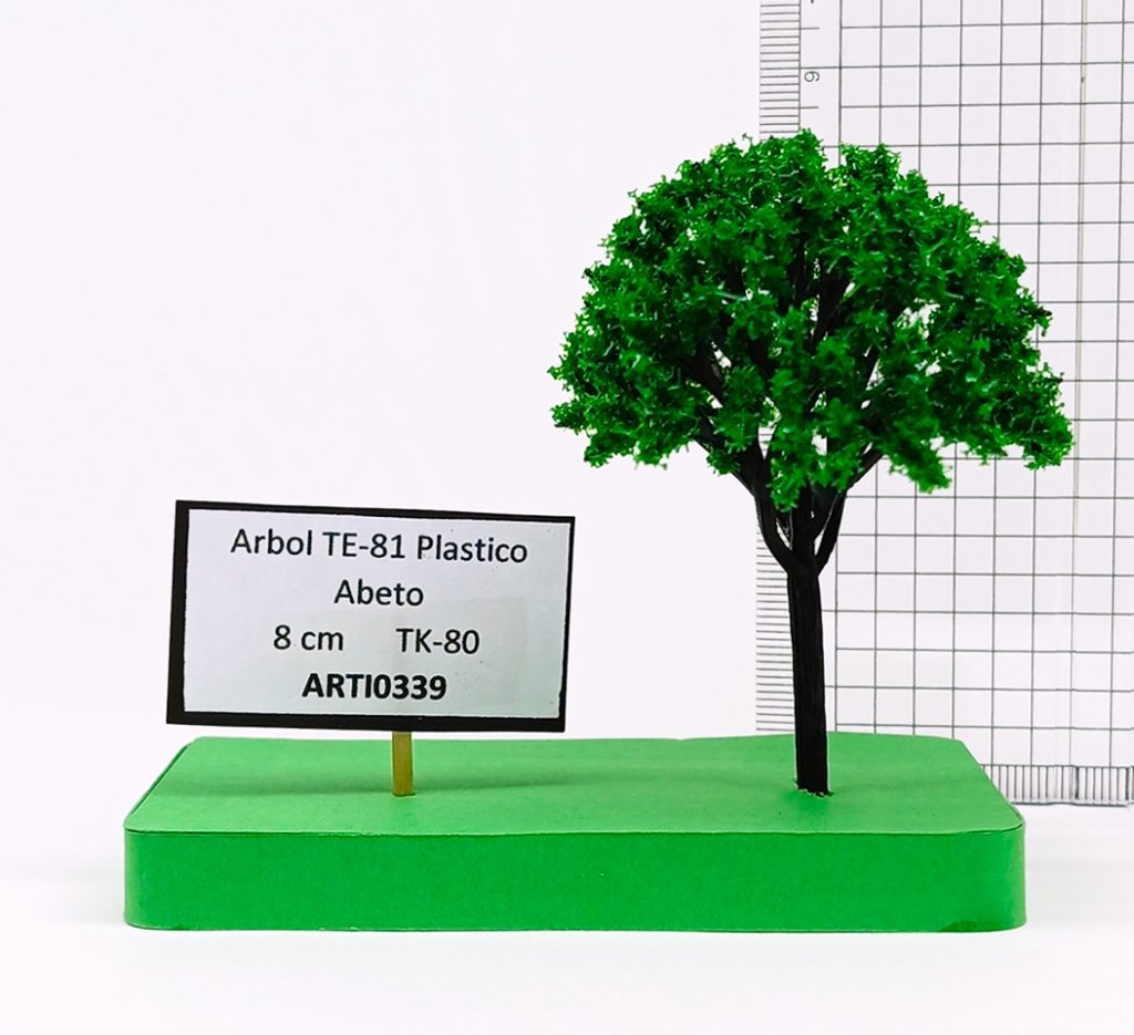 Árbol TE-81 Plástico Abeto 8 cm TK-80