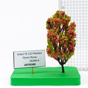 Árbol TE-113 Plástico Flores Rosas 16248-A