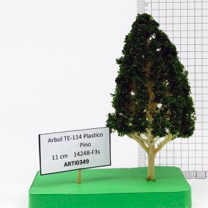 Árbol TE-114 Plástico Pino 11 cm 14248-F3s