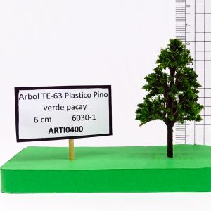 Árbol TE-63 Plástico, Pino verde pacay 6 cm 6030-1