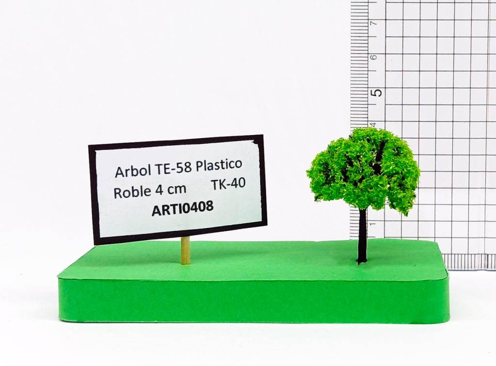 Árbol TE-58 Plástico Roble 4 cm TK-40