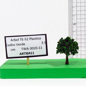 Árbol TE-52 Plástico Cedro Verde 3.5 cm TWA-3020-11