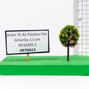 Árbol TE- 42 plástico Flor Amarilla 3.5 cm RD16245-2