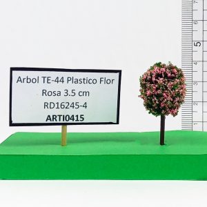 Árbol TE- 44 plástico Flor Rosa 3.5 cm RD16245-4
