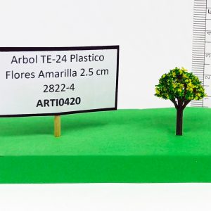 Árbol TE-24 Plástico Flores Amarilla 2.5 cm 2822-4