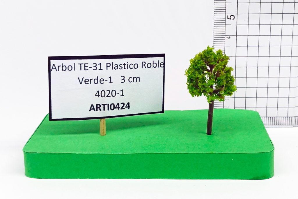 Árbol TE-31 Plástico Roble Verde-1 3 cm 4020-1