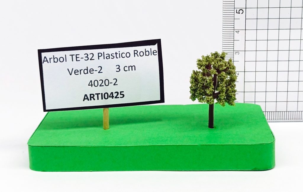 Árbol TE- 32 Plástico Roble Verde-2 3 cm 4020-2