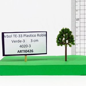 Árbol TE-33 Plástico Roble Verde-3 3 cm 4020-3