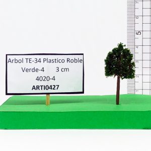 Árbol TE- 34 Plástico Roble Verde-4 3 cm 4020-4