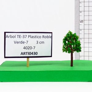 Árbol TE-37 plástico Roble Verde-7 3 cm 4020-7