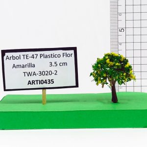 Árbol TE- 47 plástico Flor Amarilla 3.5 cm TWA-3020-2