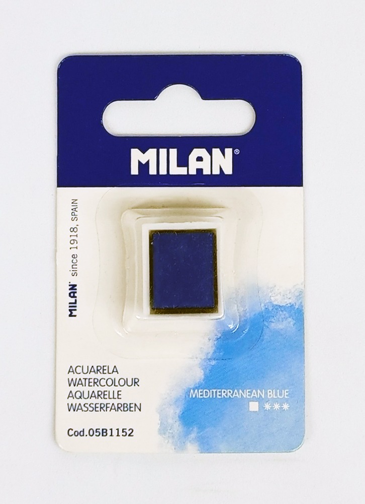 Acuarelas en Pastillas MILAN Mediterranean Blue 05B1152