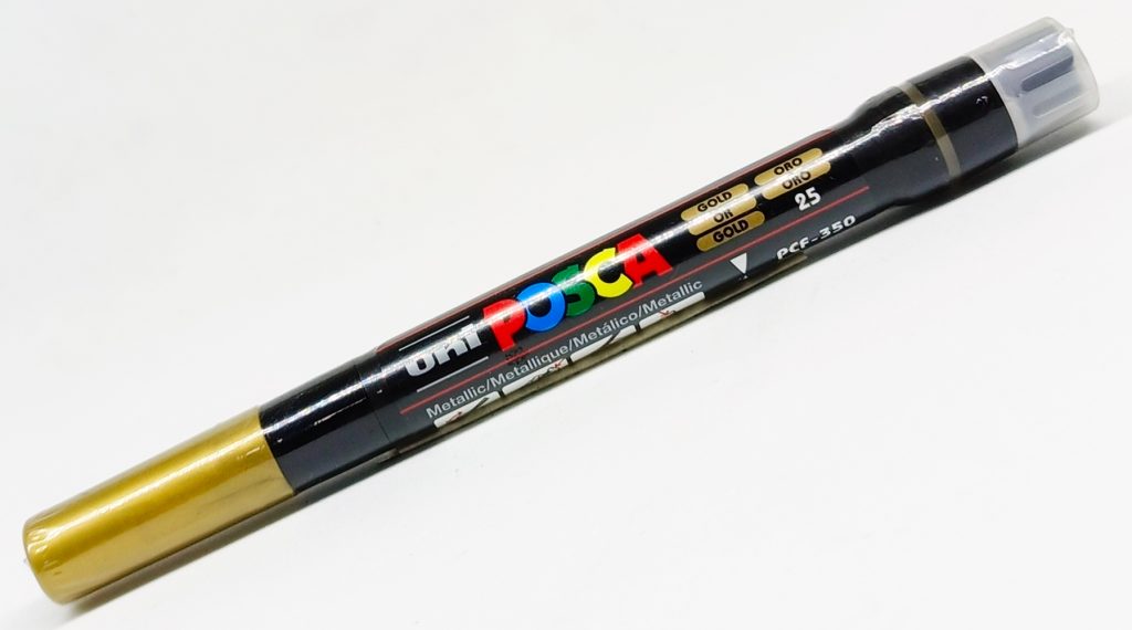 Marcador permanente UNI POSCA Punta Pincel Oro