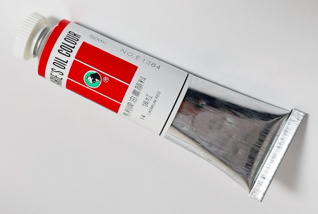 Oleos de 50 ml MARIES Cadmium Red