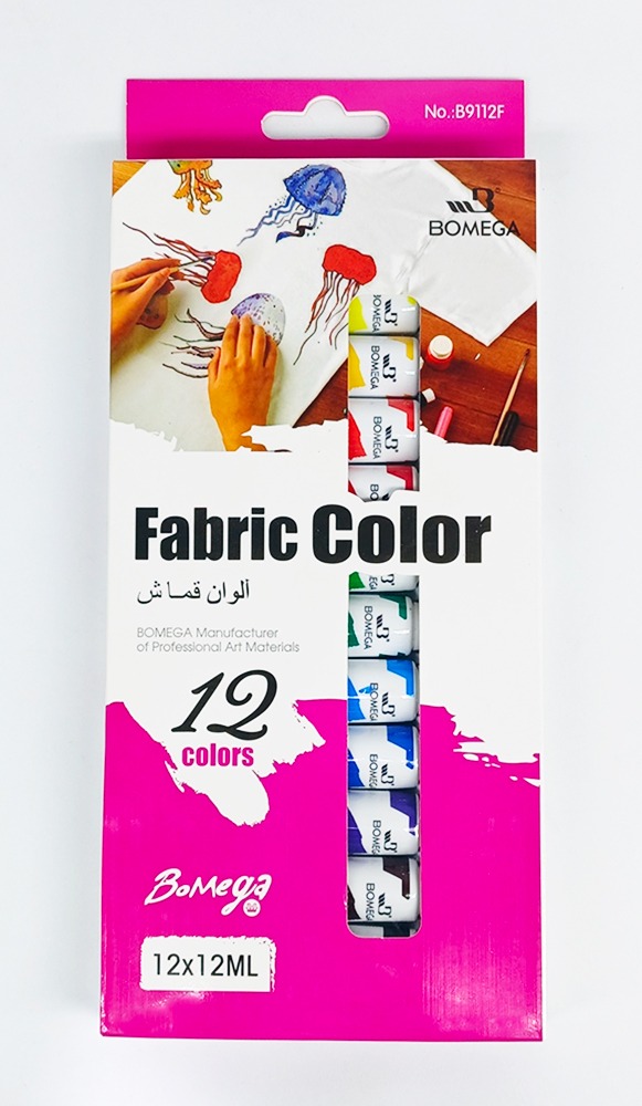 Pintura BOMEGA Para Tela 12 colores B9112F