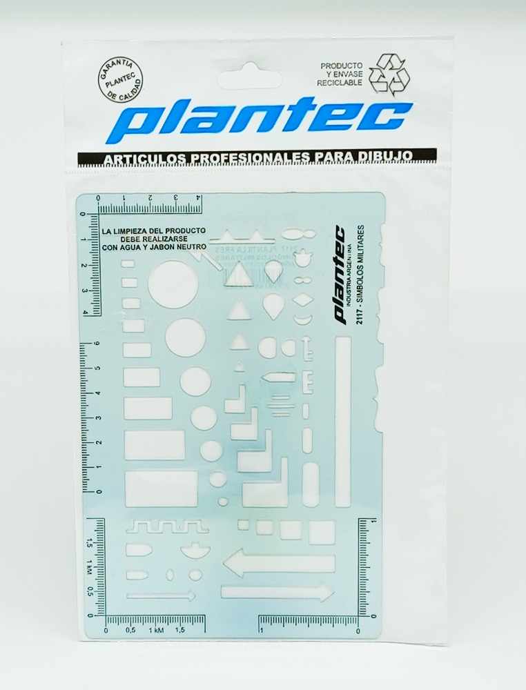 Plantilla PLANTEC Símbolos Militares