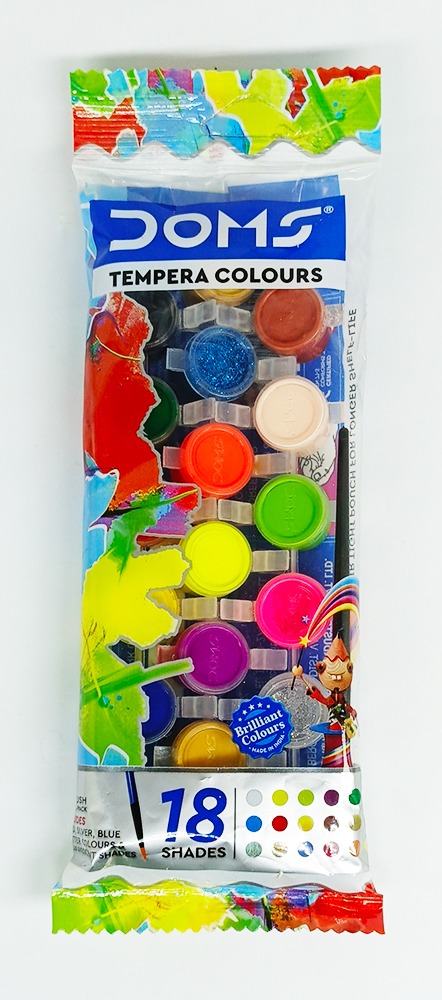 Tempera de 18 colores DOMS 3 ml 3457