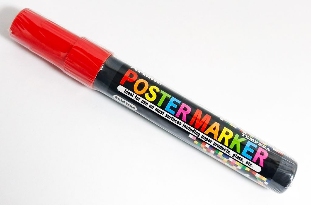 Marcador permanente Poster Marker 2 mm Rojo Art Line EPP-4R